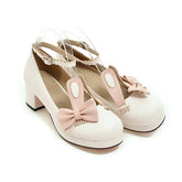 Rabbits Ears Bowknot Sweet Lolita Shoes